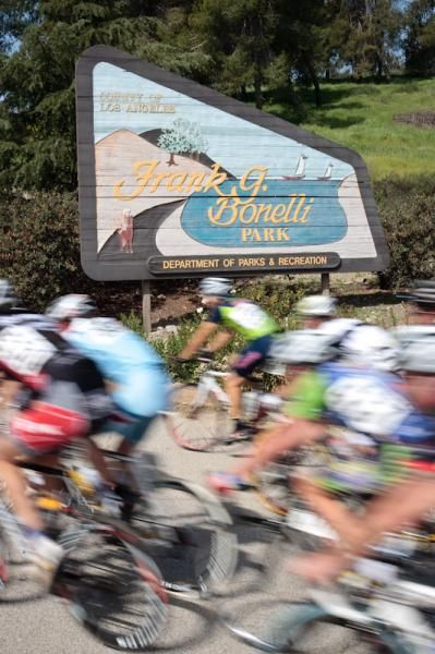 Today's race rolled through Bonelli Park.