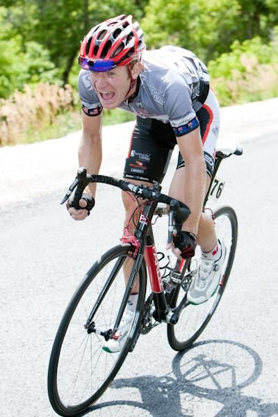 Phil Zacijek (Fly V Australia) going as hard as he can on the way to Snowbird.