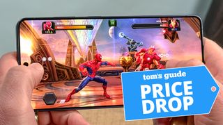 Galaxy S26 Ultra displaying a video game