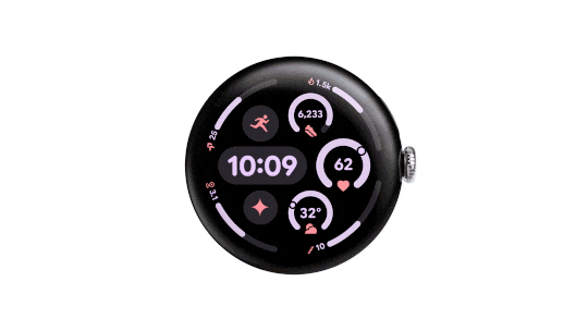 A quick tour through all the new Material 3 Expressive designs in Google Wear OS 3 on a Pixel Watch