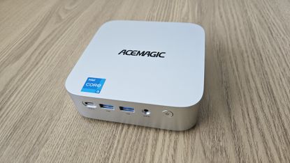The AceMagic Kron Mini K1 on a desk