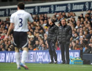 Harry Redknapp (right) kept faith with Bale amid reports linking him with Birmingham