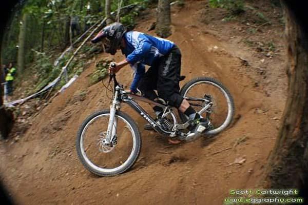 A rider in the British NPS.