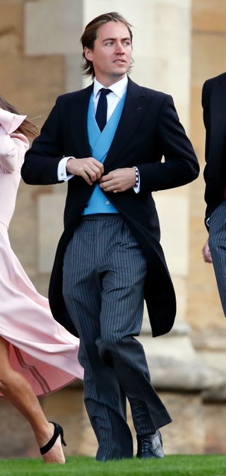 Edoardo Mapelli Mozzi wearing a tuxedo