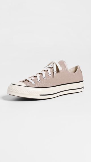 dusty pink Converse sneakers