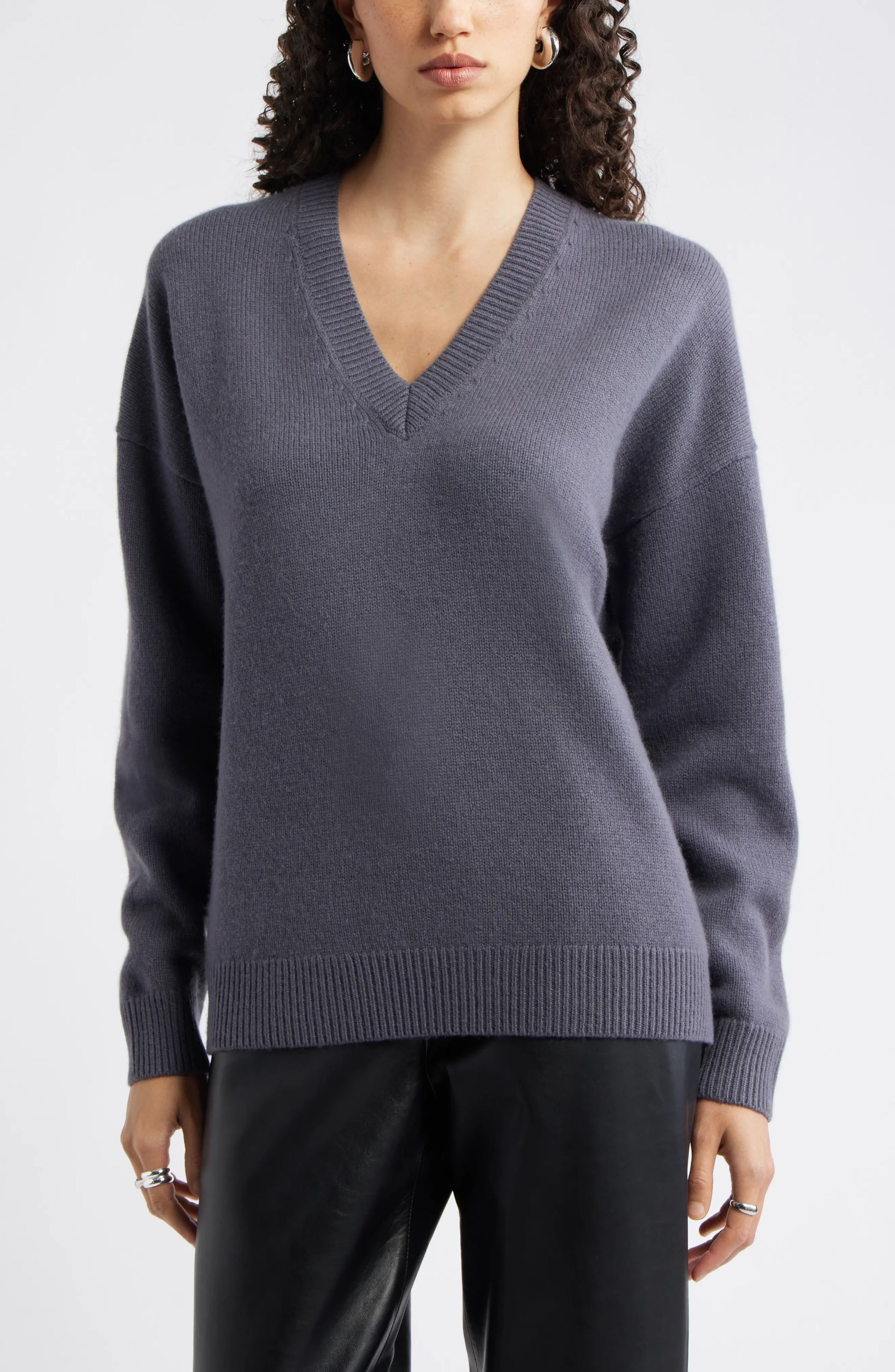 Nordstrom, V-Neck Wool & Cashmere Sweater