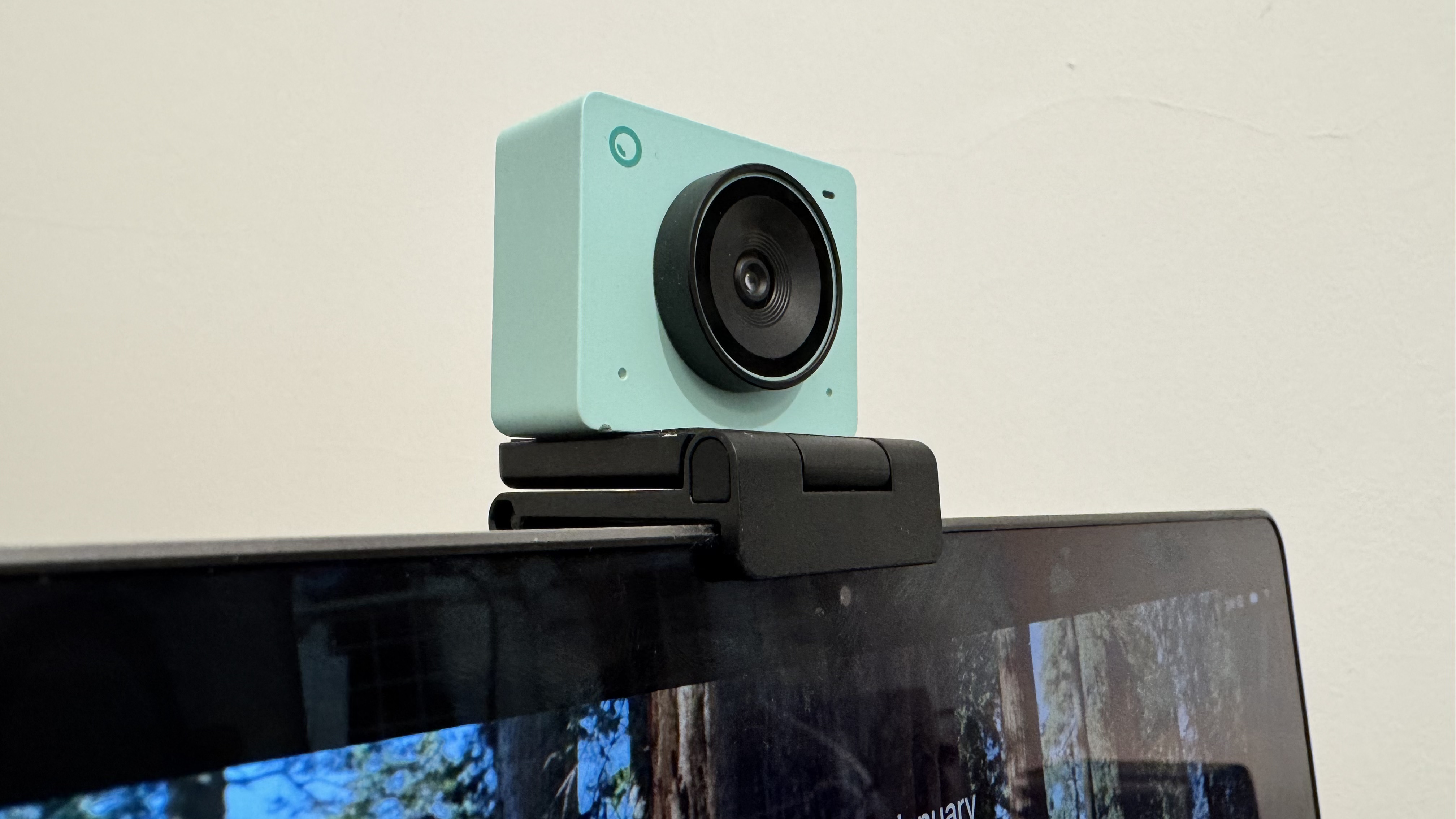 The Aurora Green OBSBot Meet 2 4K webcam