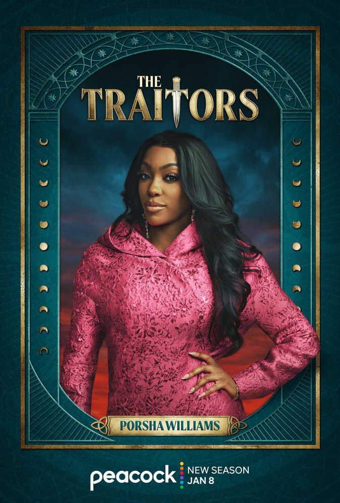 Porsha Williams's portrait for 'The Traitors' season 4.