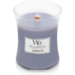 lavender spa candle from WoodWick