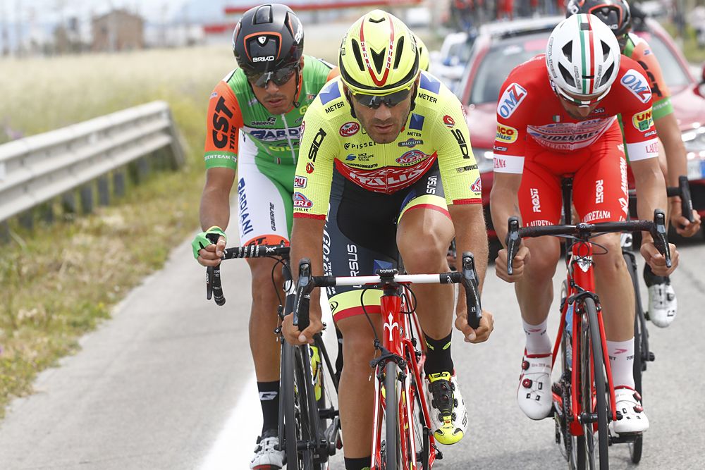 Stage 12 at the Giro d'Italia - breakaway Manuel Senni (ITA - Bardiani - CSF) - Jacopo Mosca (ITA - Wilier Triestina - Selle Italia)