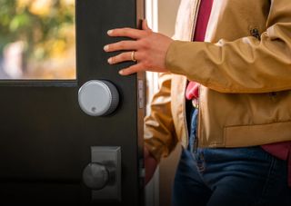 August Wi Fi Smart Lock On Door