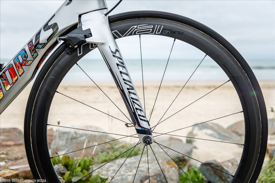 The front end is millimetre perfect to ensure an aerodynamic ride