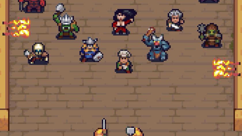 pixelated fantasy characters in a wooden room