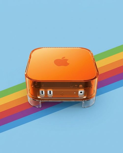 Spigen for Mac Mini M4/M4 Pro - Classic C1 Tangerine