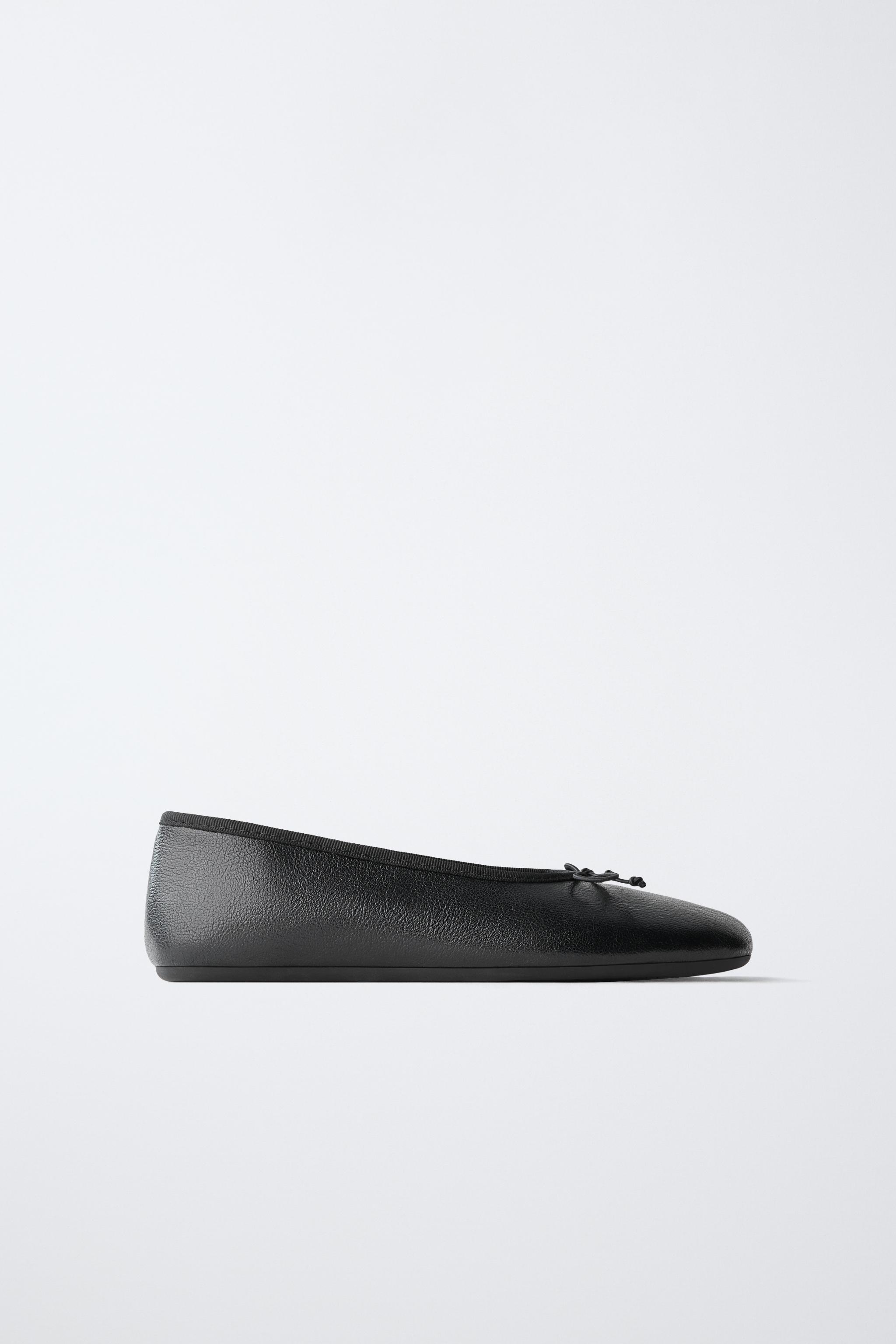 Leather Ballet Flats - Black - 12&amp;frac12; (7.4 Inches)
