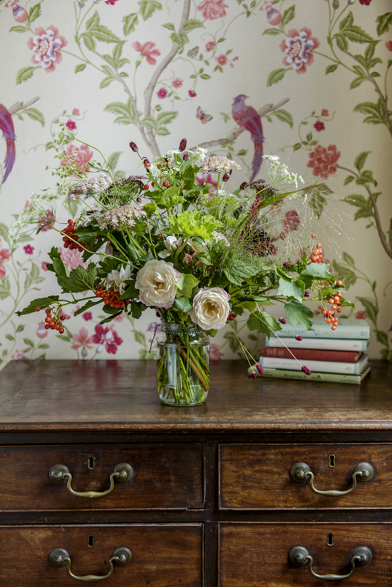 garden flowers and wallpaper