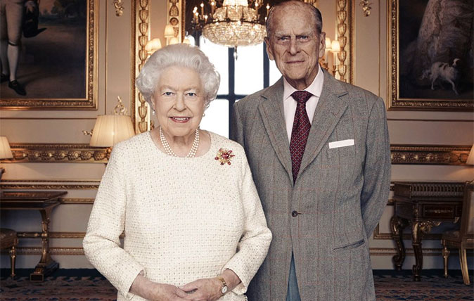 HM The Queen and HRH Prince Philip&#039;s 70th wedding anniversary