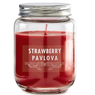 strawberry pavlova scented candle