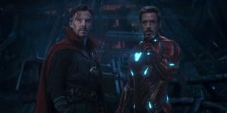 Doctor Strange and Iron Man in Infinity War