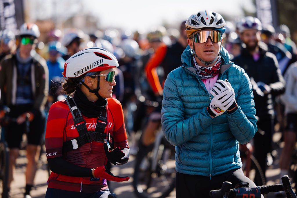 On the start line are Sofia Gomez Villafa&ntilde;e and Keegan Swenson with first callups