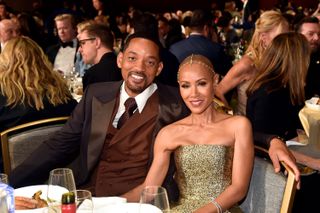 Will Smith and Jada Pinkett Smith attend the 27th Annual Critics Choice Awards at Fairmont Century Plaza on March 13, 2022 in Los Angeles, California.