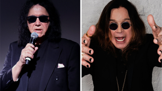 Gene Simmons in 2025 and Ozzy Osbourne in 2011