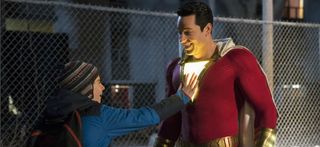 Freddy and Shazam together in Shazam!