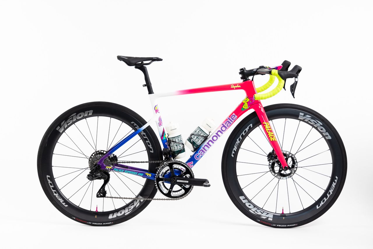 EF's new Cannondale bikes, complete with Palace design