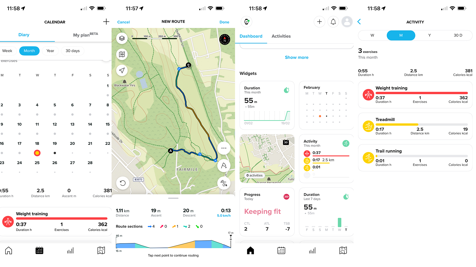 Suunto Vertical 2 Screens