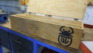 Each Scarab project gets its own box while in production. Each box includes a geometry sheet and the necessary tubing