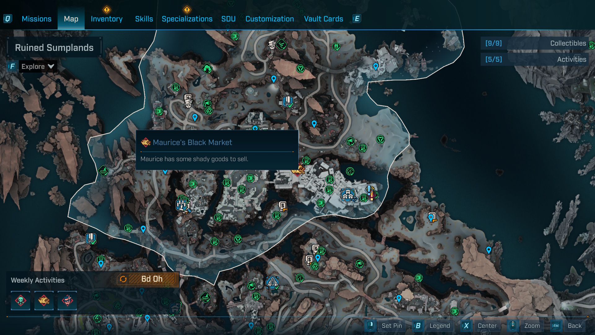 Borderlands 4 vending machine black market location - Carcadia Faction Town map