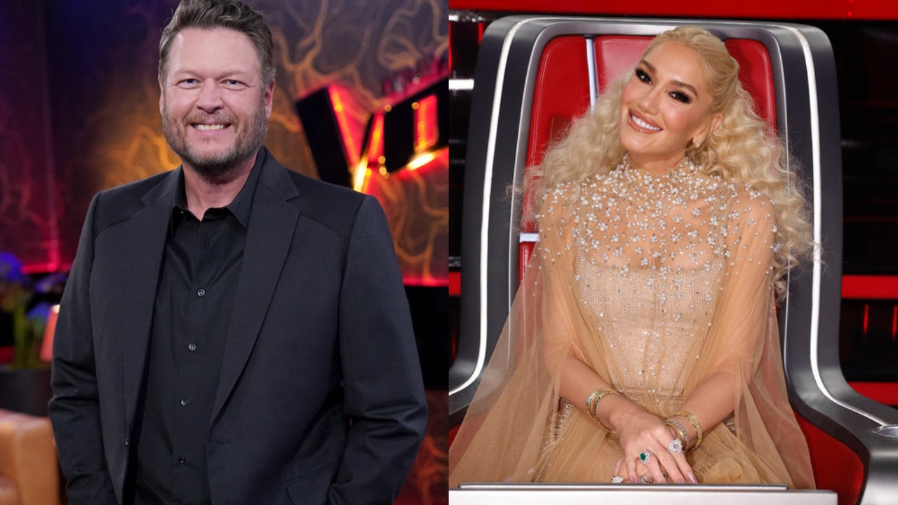 Blake Shelton on The Voice and Gwen Stefani on The Voice