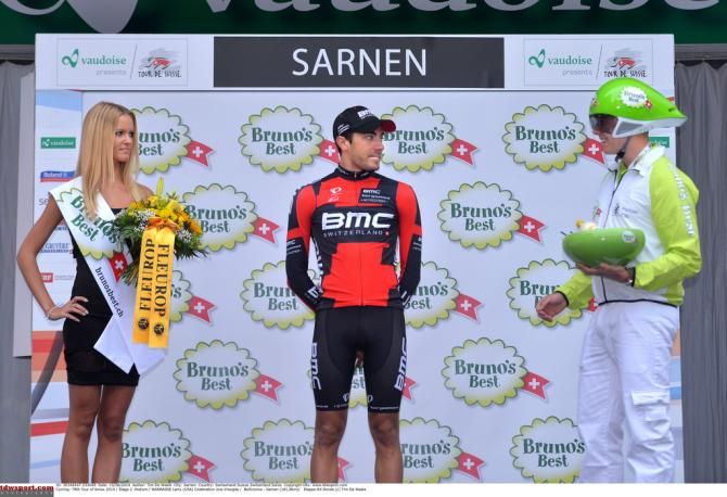 Larry Warbasse (BMC) on the podium