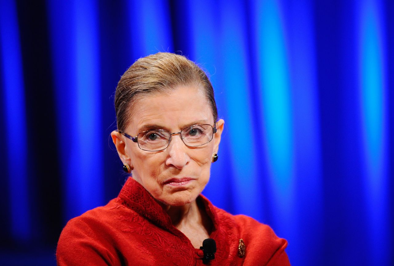 Supreme Court Justice Ruth Bader Ginsburg.