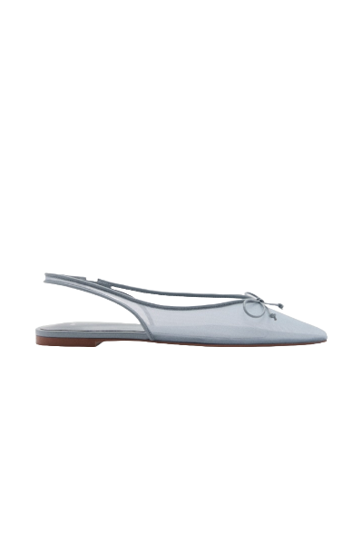MANGO, Ballet Flats With Bow Detail (Were $80) 