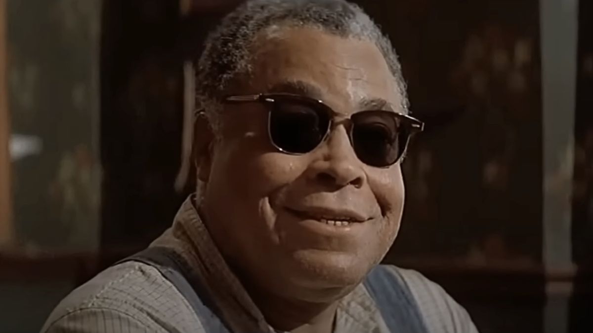 James Earl Jones&#039; Mr. Mertle smiling and talking to the boys in The Sandlot