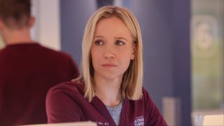 Jessy Schram as Hannah Asher in Chicago Med Season 10x22