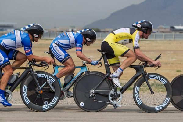 Rory Sutherland (UnitedHealthcare) took strong pulls to try and hold onto yellow.