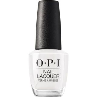 Opi Nail Lacquer Alpine Snow | Opaque Soft White Crème Chip Resistant Nail Polish | Vegan, Fast Drying, Streak Free