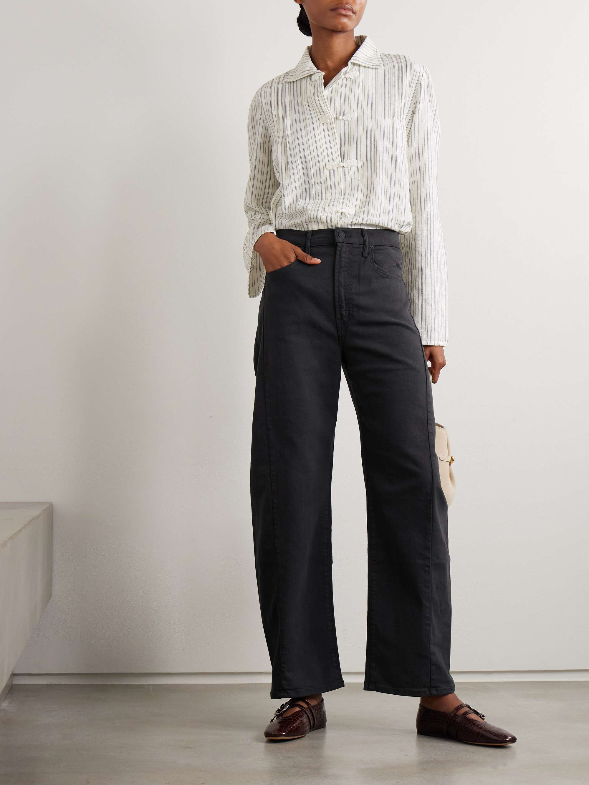 The Half Pipe Flood High-Rise Tapered Jeans
