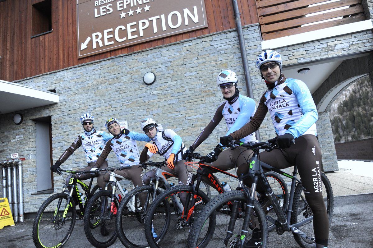 Those doing the Tour Down Under in January head out on the mountain bikes