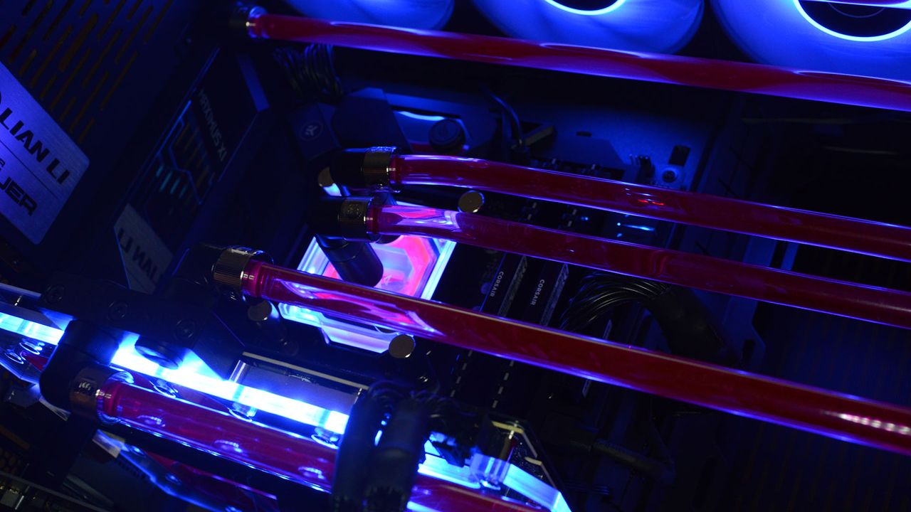 EKWB barebones kit finished build glamour shots