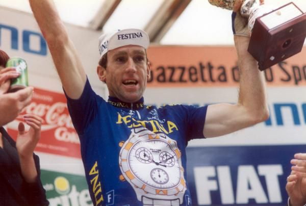 Sean Kelly after his 1992 San Remo triumph.