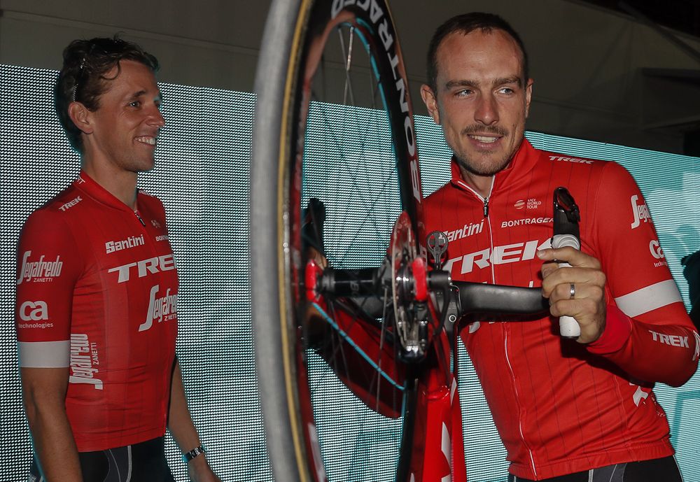 Trek-Segafredo's John Degenkolb tests his gear