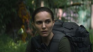 A close up of Natalie Portman in Annihilation