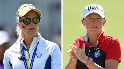 Solheim Cup Captains Suzann Pettersen and Stacy Lewis