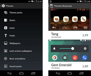 CyanogenMod 11s Theme options and examples