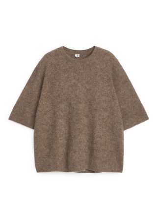 Alpaca-Wool Blend Jumper - Mole - Arket Gb