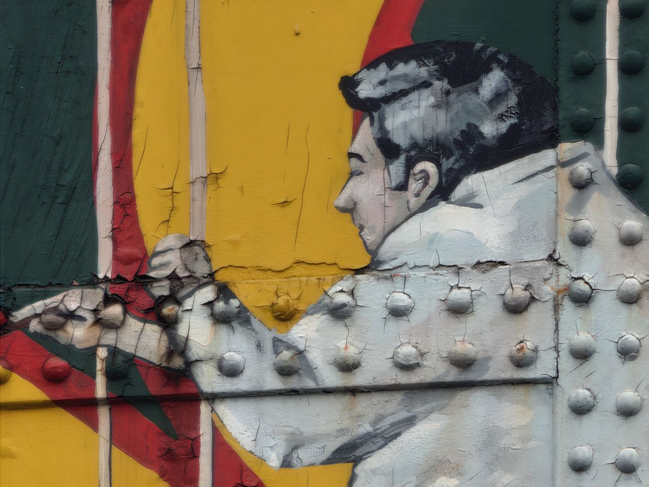 Camden Lock bridge street art taken with Xiaomi 14 Ultra at 30x