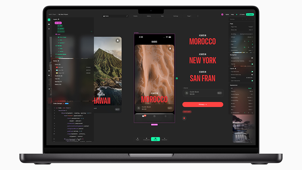An image of Apple Design Awards 2025 winner Play app on a MacBook